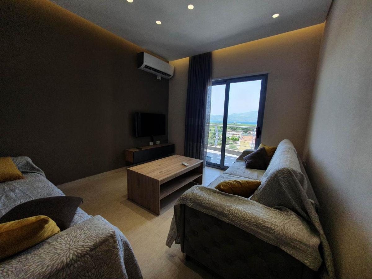 Mountain Meets Sea-Spectacular View In Orikum Apartment Екстер'єр фото